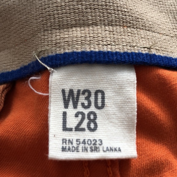 GAP “lived in slim” chinos (30” x 28”), orange - Picture 5 of 6